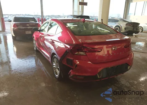 2019 Hyundai Elantra Sel z USA, uszkodzony, nr VIN 5NPD84LF1KH477477